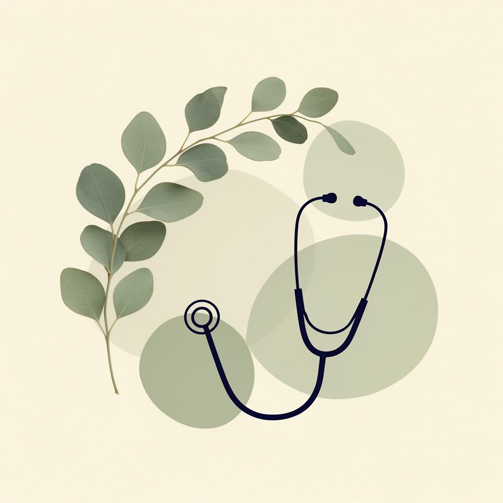 Editorial illustration evoking calm, evidence-based nursing care